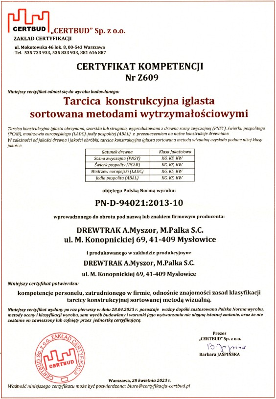 Zobacz certyfikat