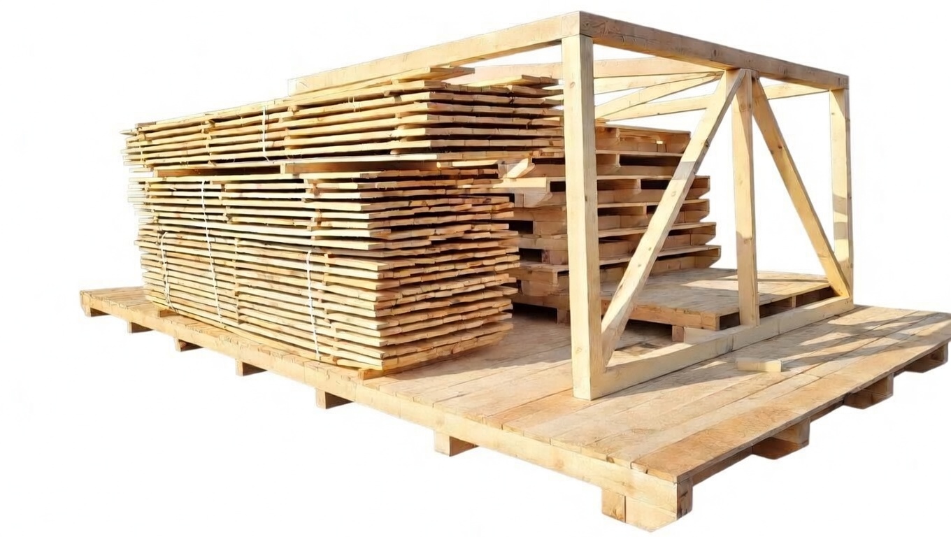 Skrzynie drewniane transportowe